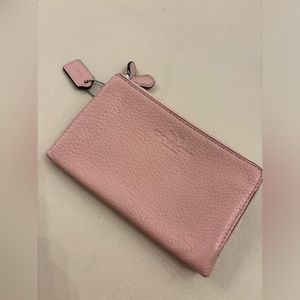 COACH wristlet double zip